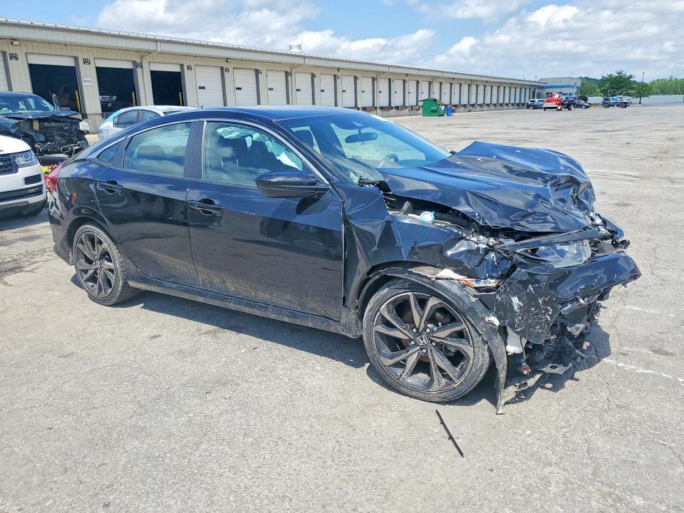 51692516 :رقم المزاد ، 2HGFC2F82KH545854 vin ، 2019 Honda Civic مزاد بيع