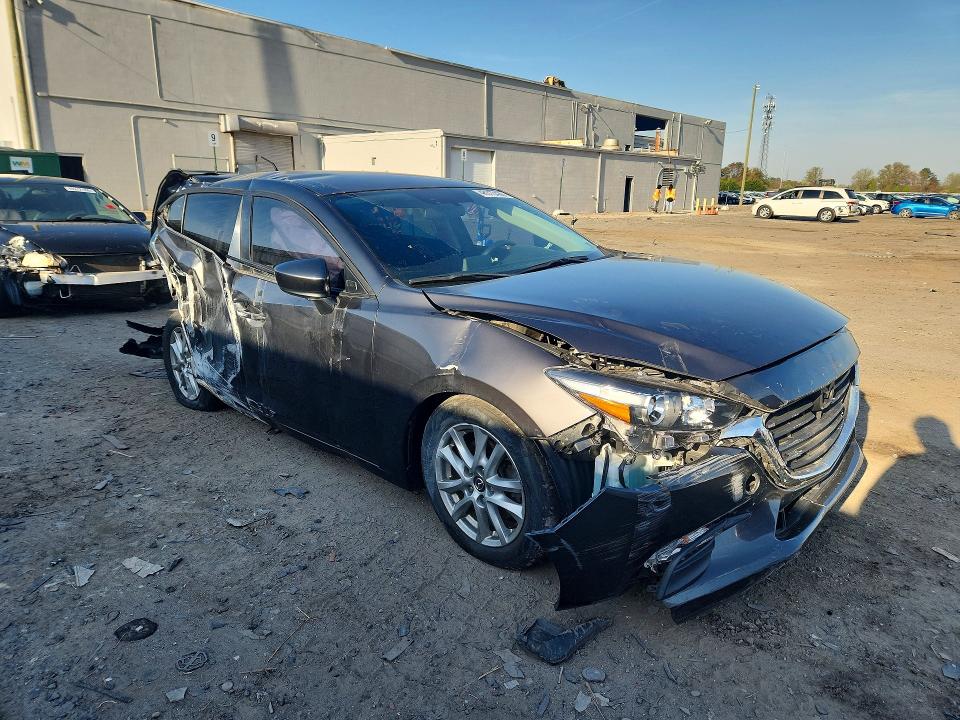 48313426 :رقم المزاد ، JM1BN1K75H1100966 vin ، 2017 Mazda 3 مزاد بيع