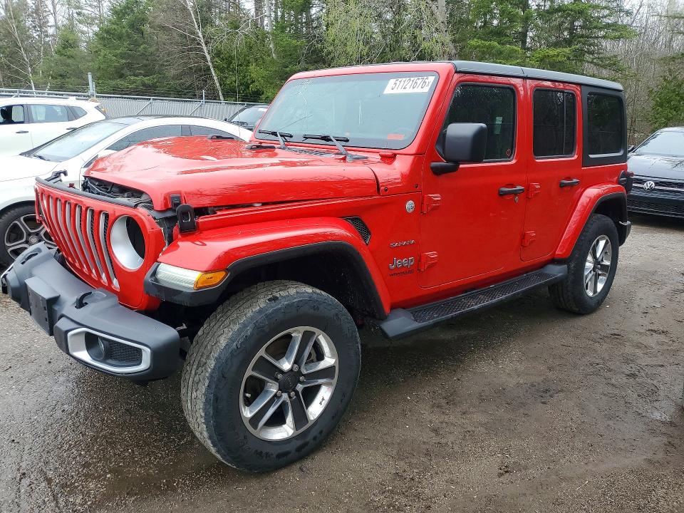 51121676 :رقم المزاد ، 1C4HJXEN7MW588446 vin ، 2021 Jeep Wrangler Unlimited مزاد بيع