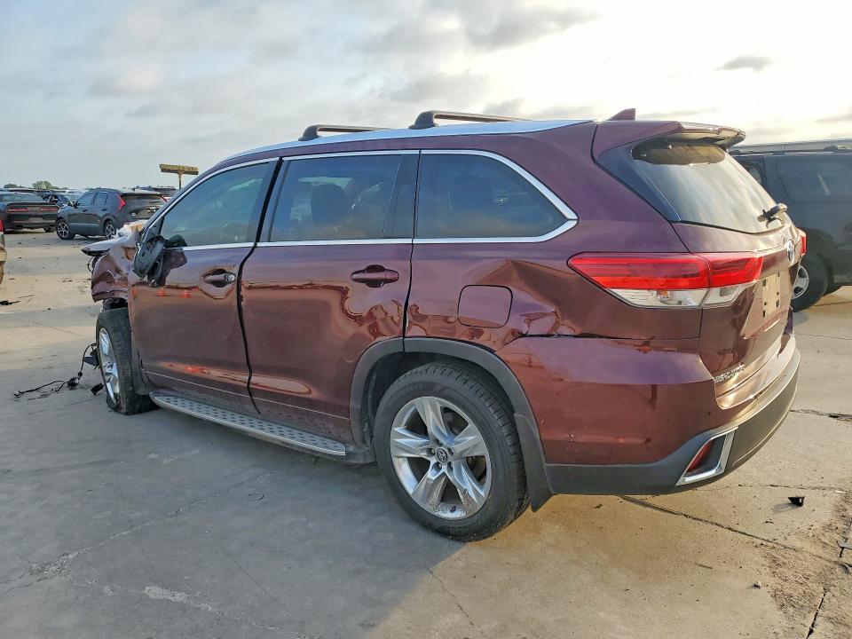 2019 Toyota Highlander მანქანა იყიდება აუქციონზე, vin: 5TDYZRFH8KS340393, აუქციონის ნომერი: 50103666