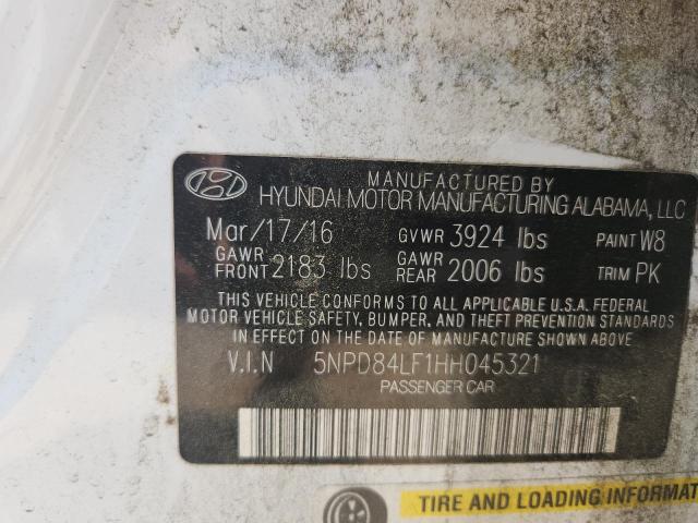 Продажа на аукционе авто 2017 Hyundai Elantra, vin: 5NPD84LF1HH045321, номер лота: 51028616