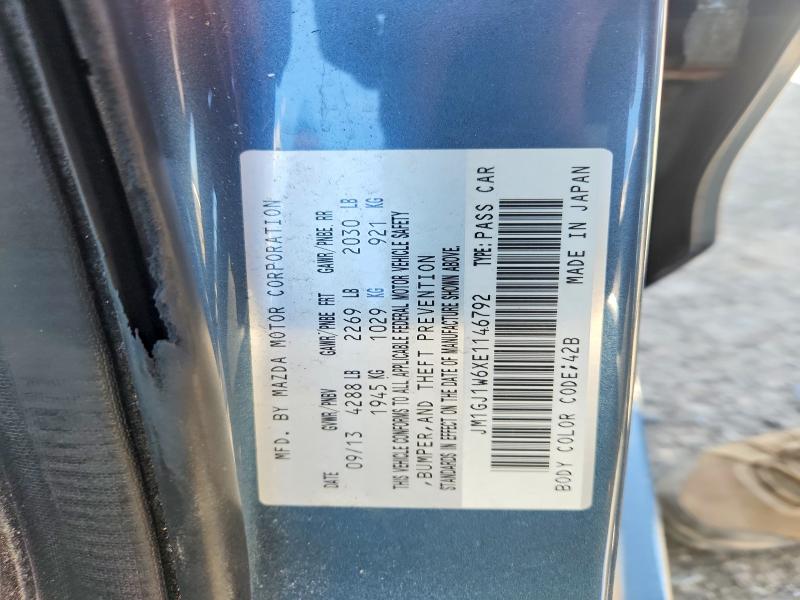 Aukcja sprzedaży 2014 Mazda 6, vin: JM1GJ1W6XE1146792, numer aukcji: 48977346