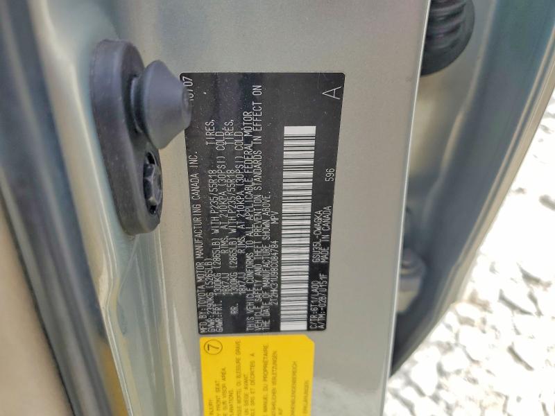 Aukcja sprzedaży 2008 Lexus Rx, vin: 2T2HK31U98C084784, numer aukcji: 50101886