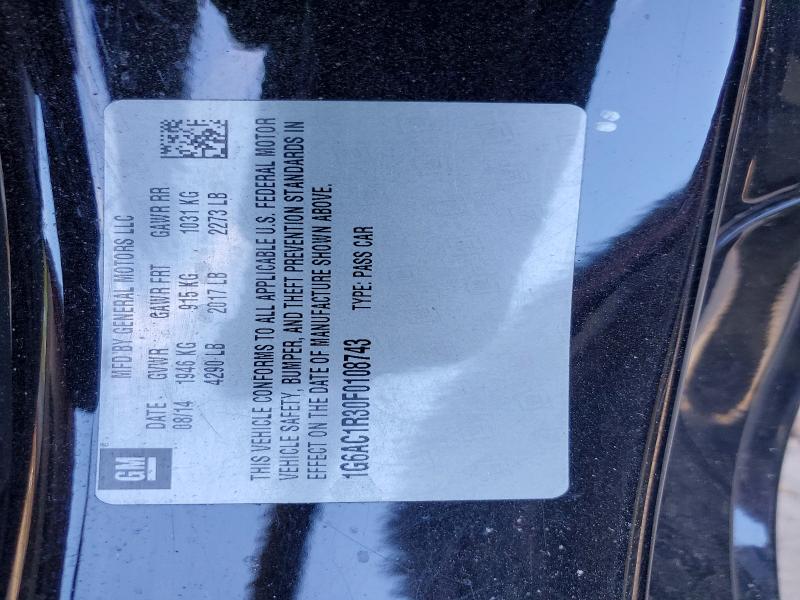 Продажа на аукционе авто 2015 Cadillac Ats, vin: 1G6AC1R30F0108743, номер лота: 48496616