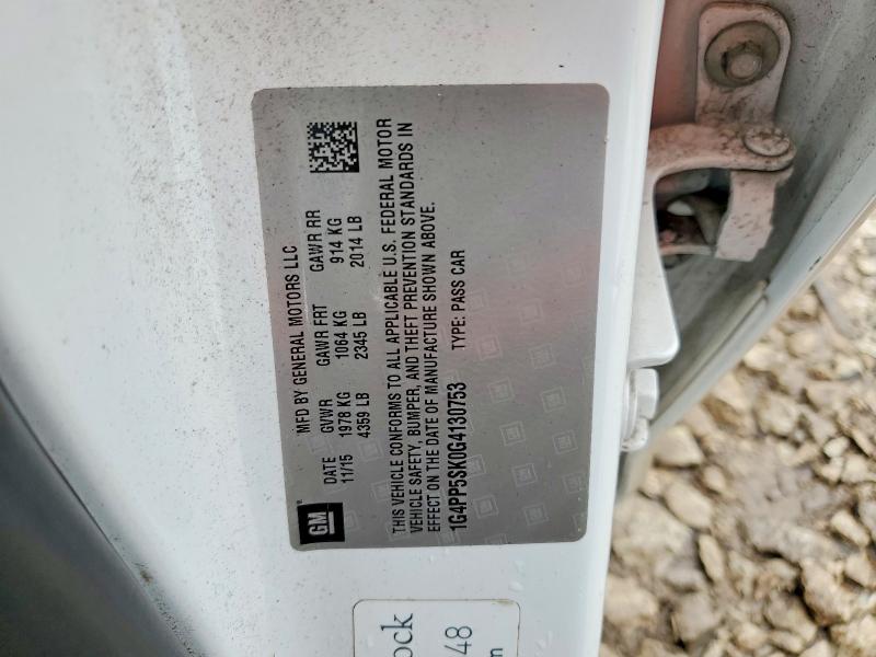 Aukcja sprzedaży 2016 Buick Verano, vin: 1G4PP5SK0G4130753, numer aukcji: 48587806