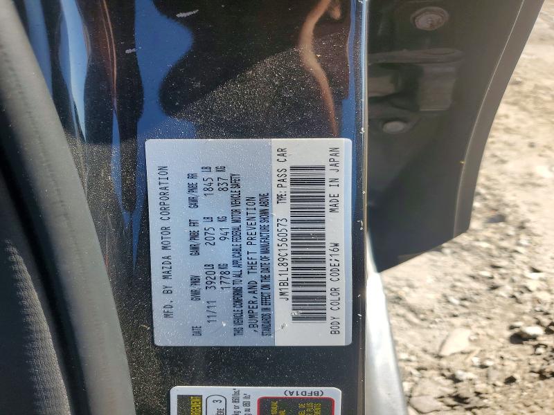 50177096 :رقم المزاد ، JM1BL1L89C1560573 vin ، 2012 Mazda 3 مزاد بيع