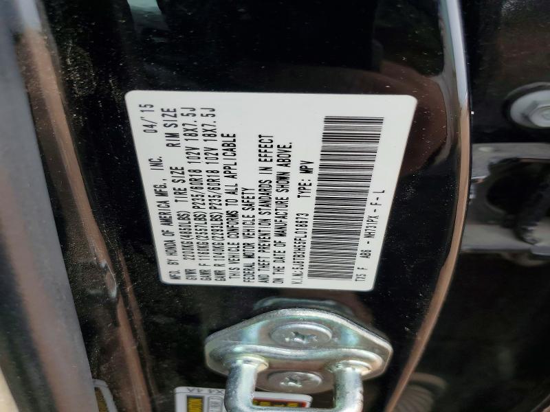 50116356 :رقم المزاد ، 5J8TB3H55FL018673 vin ، 2015 Acura Rdx مزاد بيع