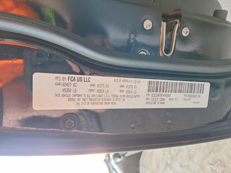 Продаж на аукціоні авто 2015 Chrysler 300, vin: 2C3CCABT0FH743347, номер лоту: 50503136