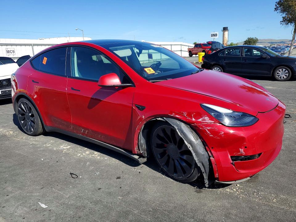 2022 Tesla Model Y მანქანა იყიდება აუქციონზე, vin: 7SAYGDEF0NF448978, აუქციონის ნომერი: 50959616