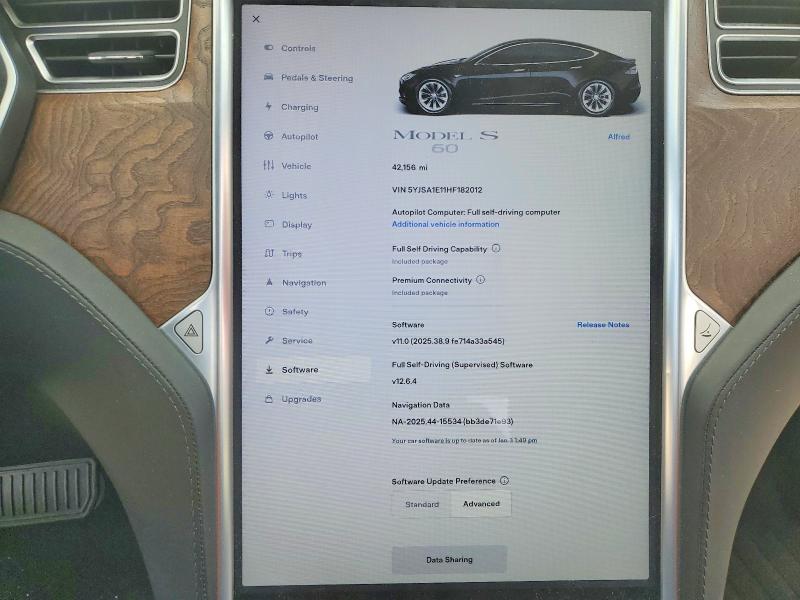 Продажа на аукционе авто 2017 Tesla Model S, vin: 5YJSA1E11HF182012, номер лота: 48239156