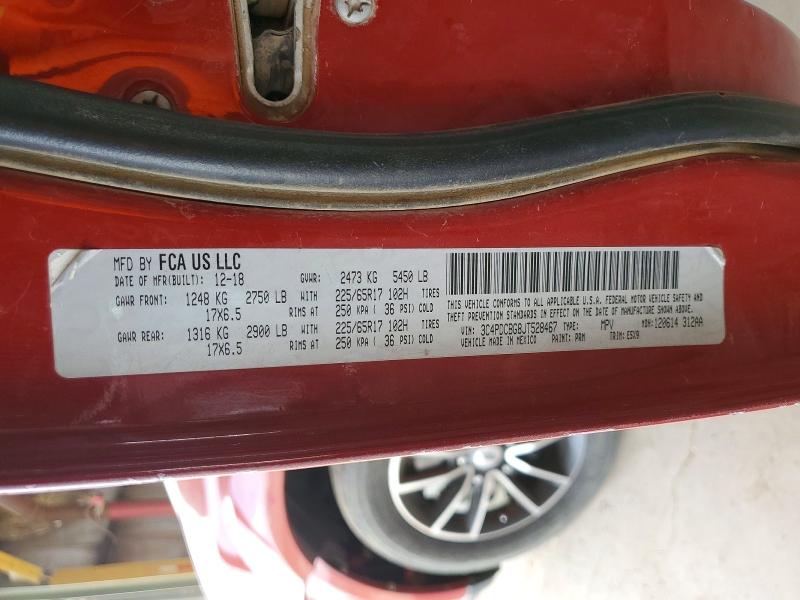 Aukcja sprzedaży 2018 Dodge Journey, vin: 3C4PDCBG8JT528467, numer aukcji: 49827416