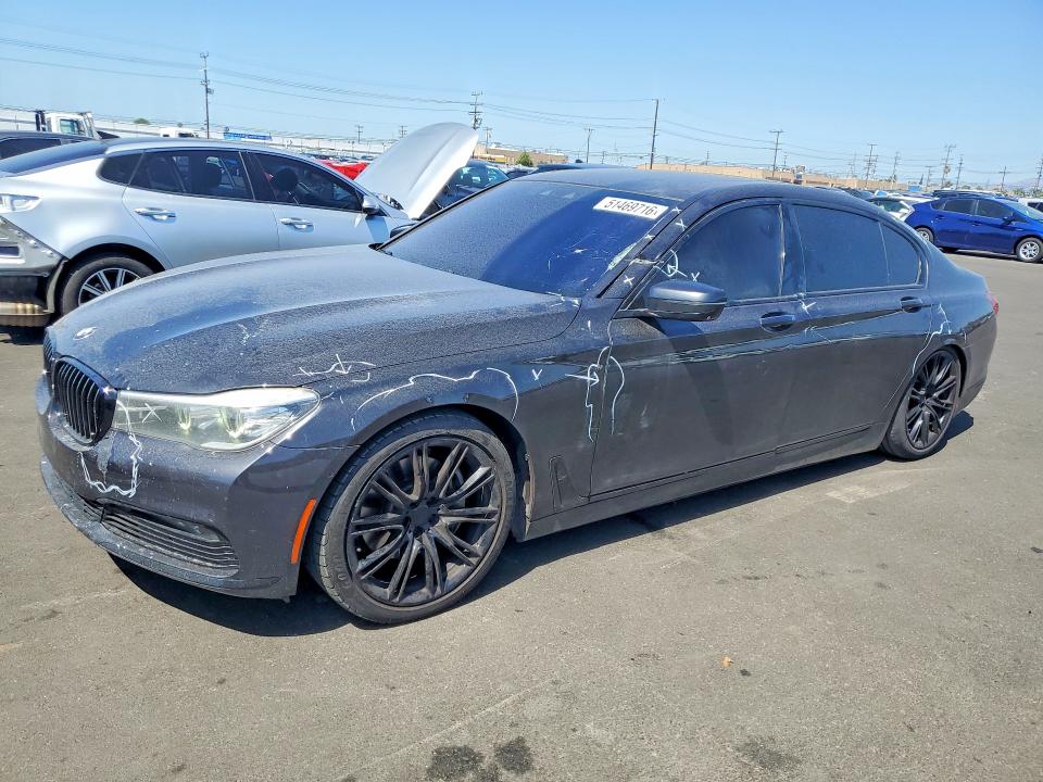 2016 Bmw 740 მანქანა იყიდება აუქციონზე, vin: WBA7E2C56GG547050, აუქციონის ნომერი: 51469716