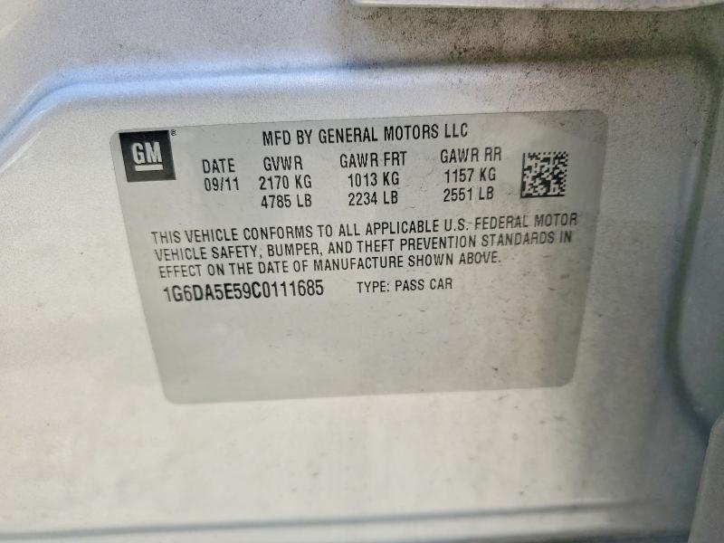 Продажа на аукционе авто 2012 Cadillac Cts, vin: 1G6DA5E59C0111685, номер лота: 48203696