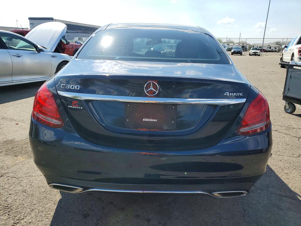 2015 Mercedes-benz C მანქანა იყიდება აუქციონზე, vin: 55SWF4KB9FU027494, აუქციონის ნომერი: 49152546
