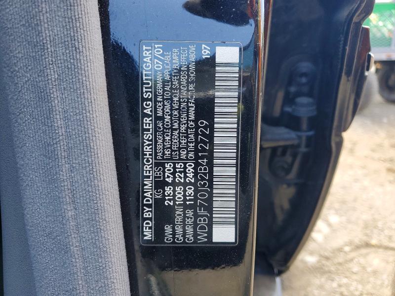 Продаж на аукціоні авто 2002 Mercedes-benz E, vin: WDBJF70J32B412729, номер лоту: 48616246