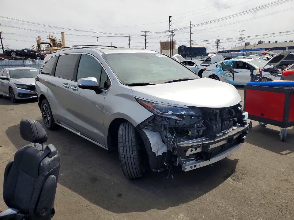2025 Toyota Sienna მანქანა იყიდება აუქციონზე, vin: 5TDESKFC0SS201409, აუქციონის ნომერი: 50185146