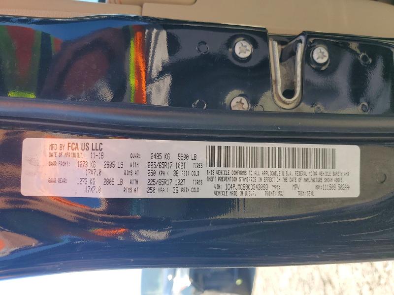 Продажа на аукционе авто 2019 Jeep Cherokee, vin: 1C4PJMCB9KD343093, номер лота: 49941126