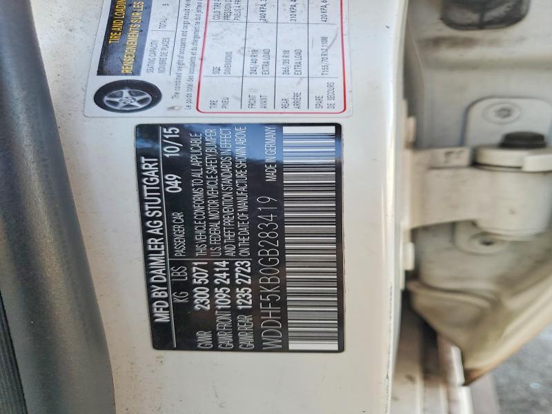 49270516 :رقم المزاد ، WDDHF5KB0GB283419 vin ، 2016 Mercedes-benz E مزاد بيع