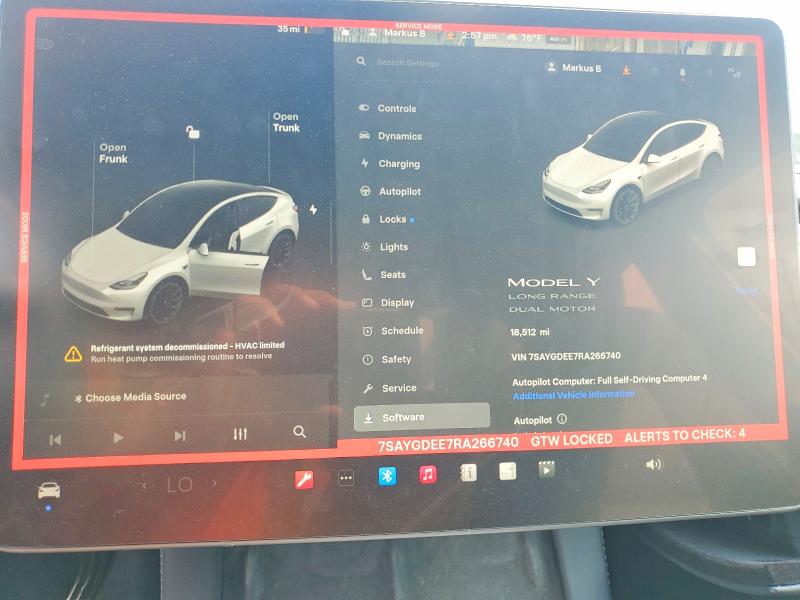 Продаж на аукціоні авто 2024 Tesla Model Y, vin: 7SAYGDEE7RA266740, номер лоту: 47302246