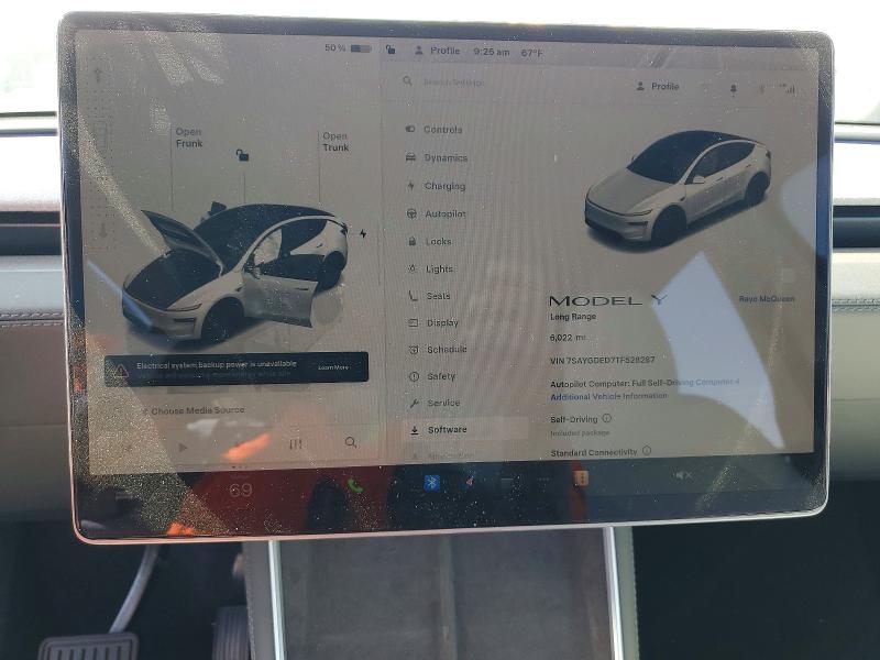 Aukcja sprzedaży 2026 Tesla Model Y, vin: 7SAYGDED7TF528287, numer aukcji: 51523926