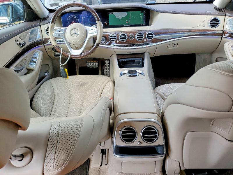 52120906 :رقم المزاد ، WDDUG8DB2JA419427 vin ، 2018 Mercedes-benz S مزاد بيع