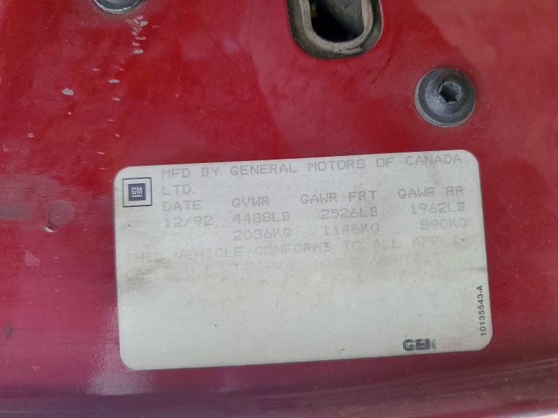 1993 Buick Regal მანქანა იყიდება აუქციონზე, vin: 2G4WB54L4P1436642, აუქციონის ნომერი: 48523286