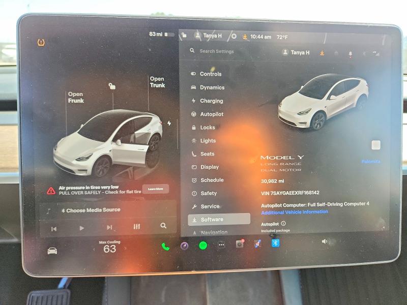 Продаж на аукціоні авто 2024 Tesla Model Y, vin: 7SAYGAEEXRF168142, номер лоту: 48300726
