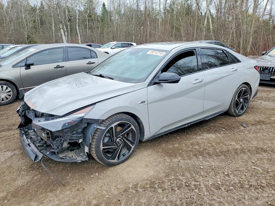2023 Hyundai Elantra N-line Ultim მანქანა იყიდება აუქციონზე, vin: KMHLR4AF4PU631331, აუქციონის ნომერი: 49312216