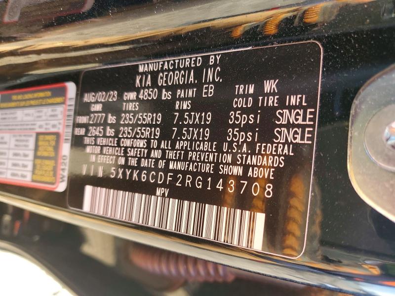 Продаж на аукціоні авто 2024 Kia Sportage, vin: 5XYK6CDF2RG143708, номер лоту: 48955846