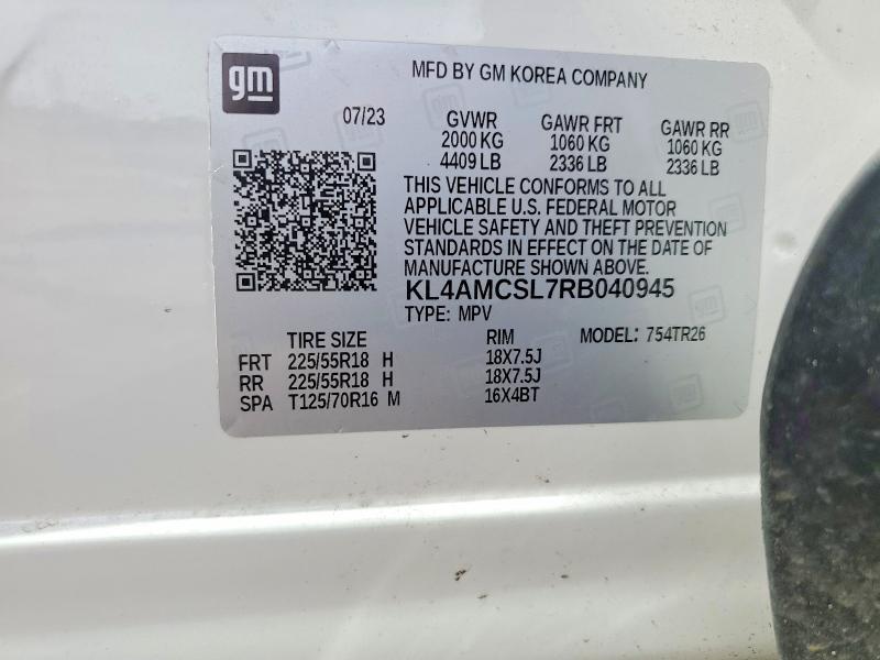 Продаж на аукціоні авто 2024 Buick Encore Gx, vin: KL4AMCSL7RB040945, номер лоту: 50401816