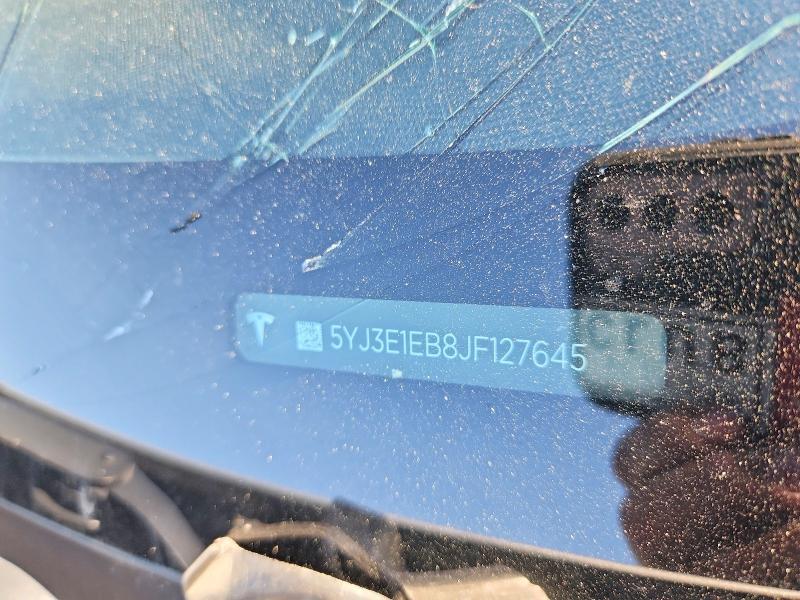 48210796 :رقم المزاد ، 5YJ3E1EB8JF127645 vin ، 2018 Tesla Model 3 مزاد بيع