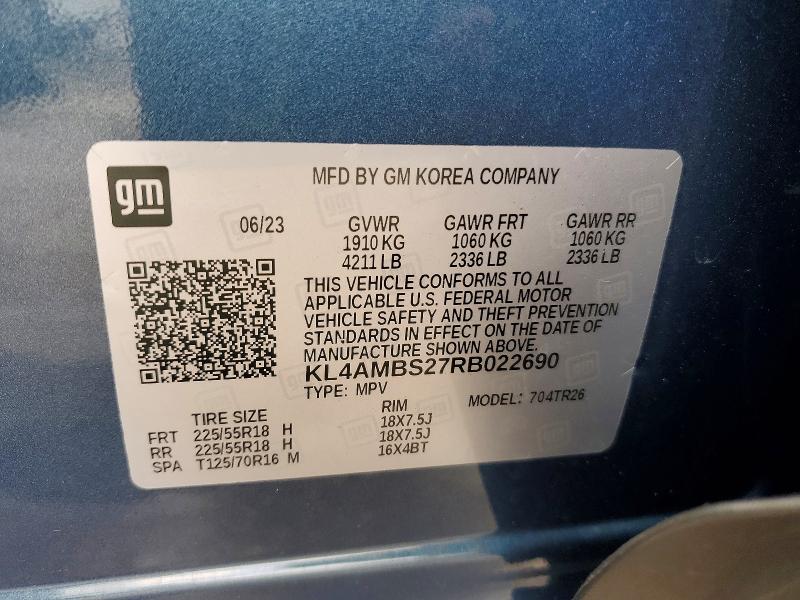 Продажа на аукционе авто 2024 Buick Encore Gx, vin: KL4AMBS27RB022690, номер лота: 49487266