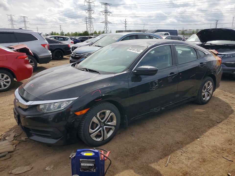 Auction sale of the 2018 Honda Civic, vin: 19XFC2E59JE034576, lot number: 50187346