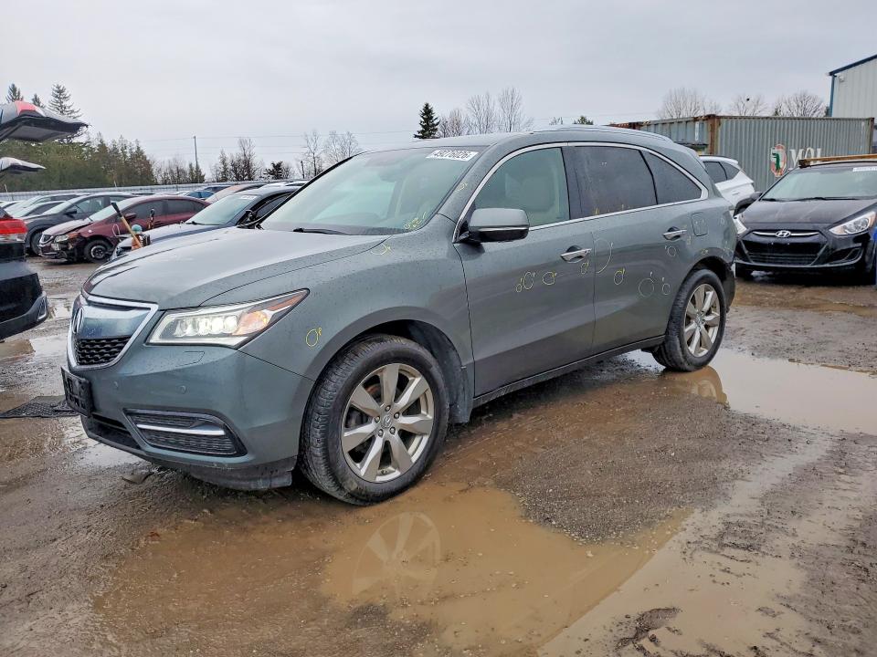 49276026 :رقم المزاد ، 5FRYD4H82EB502962 vin ، 2014 Acura Mdx مزاد بيع