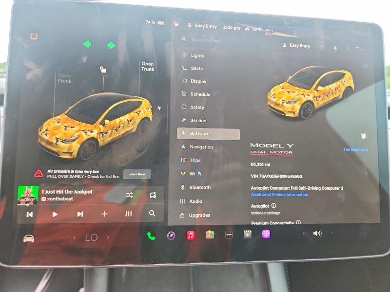 50800046 :رقم المزاد ، 7SAYGDEF0NF548563 vin ، 2022 Tesla Model Y مزاد بيع