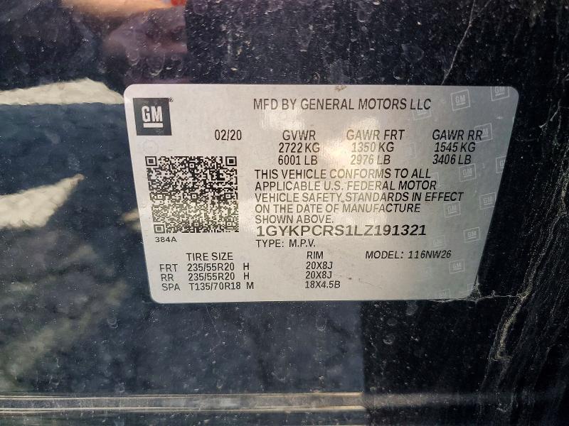 Aukcja sprzedaży 2020 Cadillac Xt6, vin: 1GYKPCRS1LZ191321, numer aukcji: 47821586