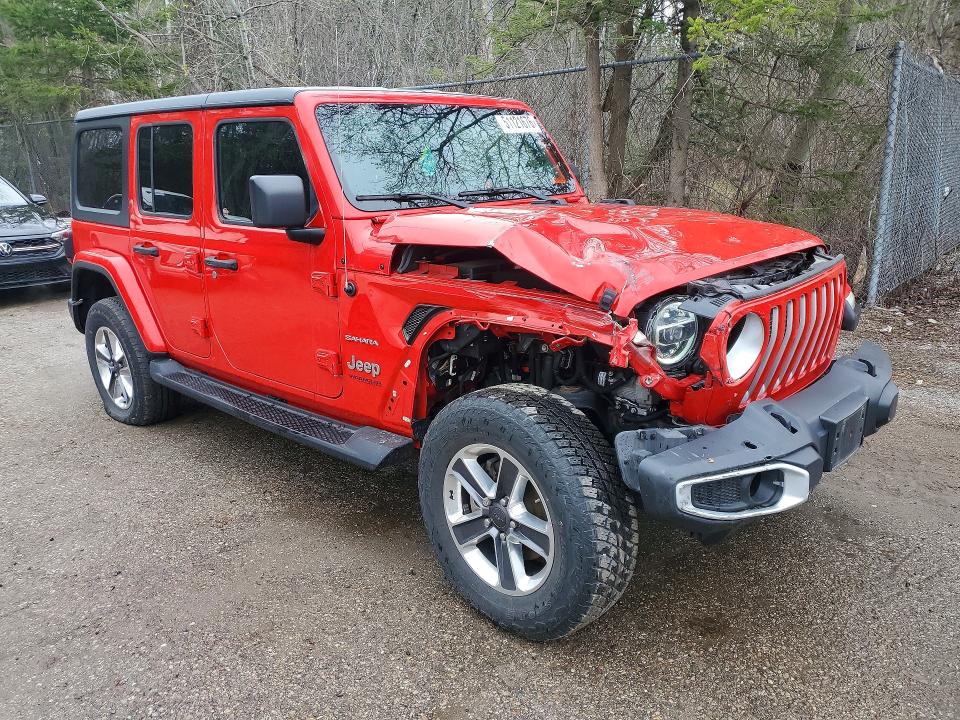 51121676 :رقم المزاد ، 1C4HJXEN7MW588446 vin ، 2021 Jeep Wrangler Unlimited مزاد بيع