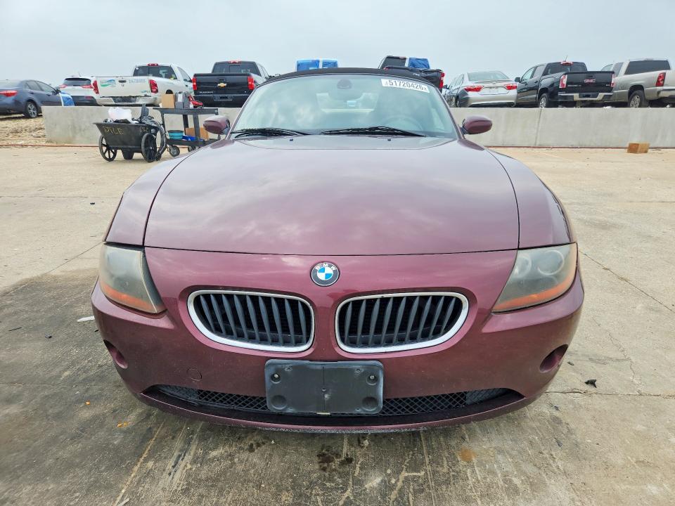 51720426 :رقم المزاد ، 4USBT33403LS42249 vin ، 2003 Bmw Z4 مزاد بيع