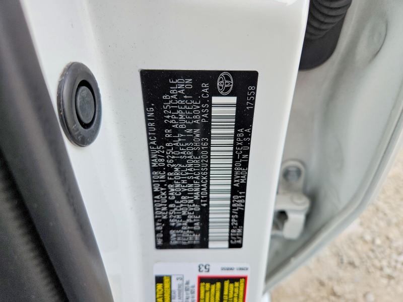 2025 Toyota Camry მანქანა იყიდება აუქციონზე, vin: 4T1DAACK6SU200163, აუქციონის ნომერი: 48162596