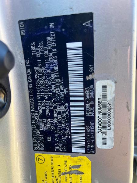 Aukcja sprzedaży 2005 Lexus Rx, vin: 2T2HA31U15C042546, numer aukcji: 51745366