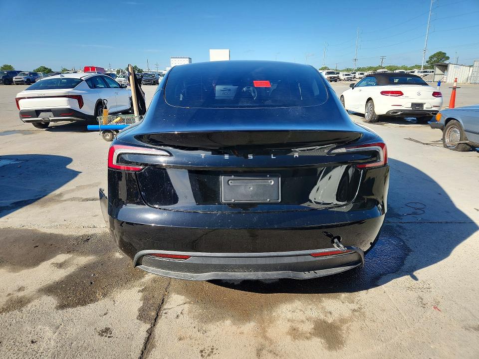 2025 Tesla Model 3 მანქანა იყიდება აუქციონზე, vin: 5YJ3E1EA8SF921182, აუქციონის ნომერი: 48521456