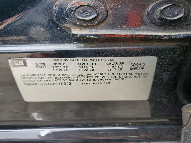 Продажа на аукционе авто 2012 Cadillac Cts, vin: 1G6DL5E37C0110012, номер лота: 50749586