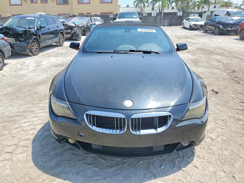 2005 Bmw 645 მანქანა იყიდება აუქციონზე, vin: WBAEK73465B327681, აუქციონის ნომერი: 52090646