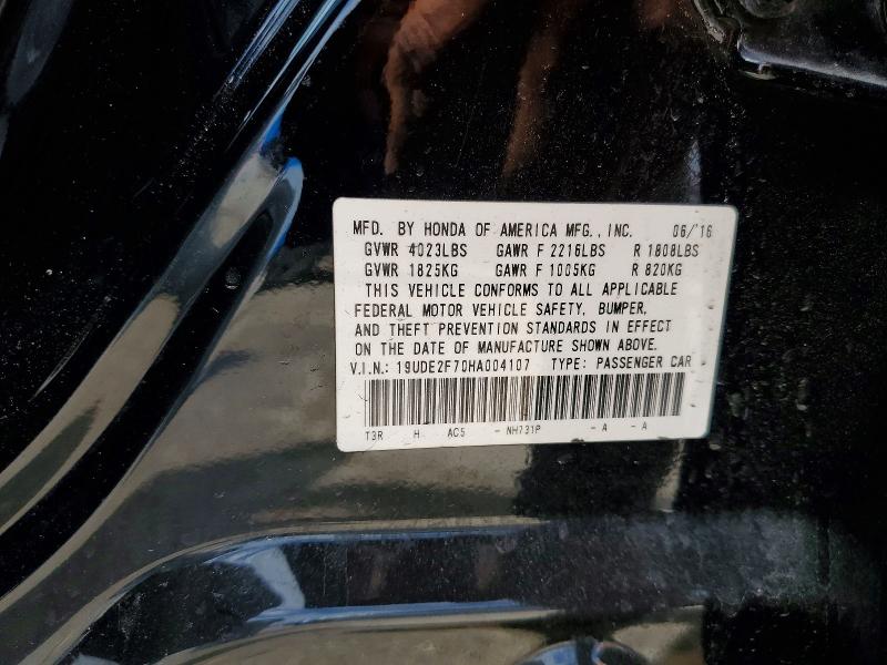 Aukcja sprzedaży 2017 Acura Ilx, vin: 19UDE2F70HA004107, numer aukcji: 50400596