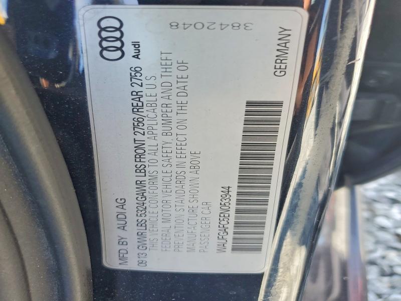 52048906 :رقم المزاد ، WAUFGAFC5EN053944 vin ، 2014 Audi A6 مزاد بيع