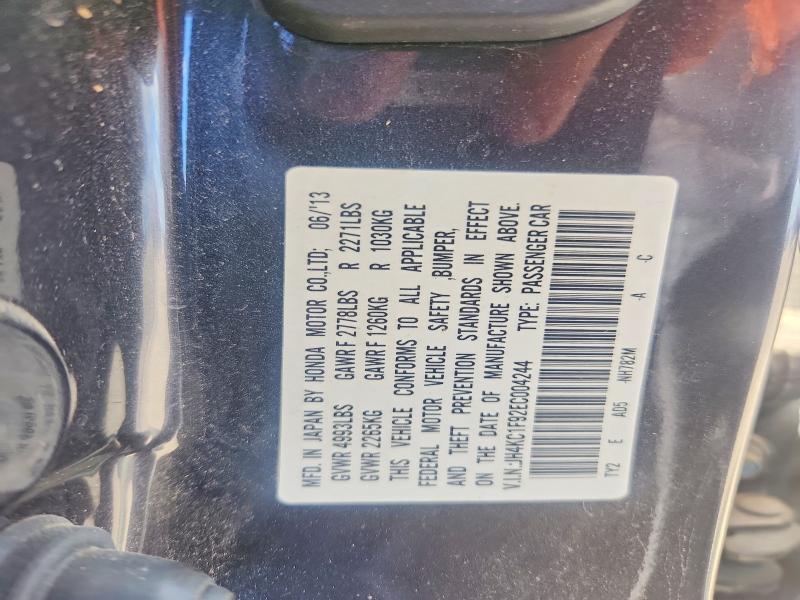 2014 Acura Rlx მანქანა იყიდება აუქციონზე, vin: JH4KC1F92EC004244, აუქციონის ნომერი: 49311776