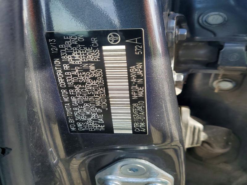 Aukcja sprzedaży 2014 Toyota Prius C, vin: JTDKDTB32E1059350, numer aukcji: 51199266