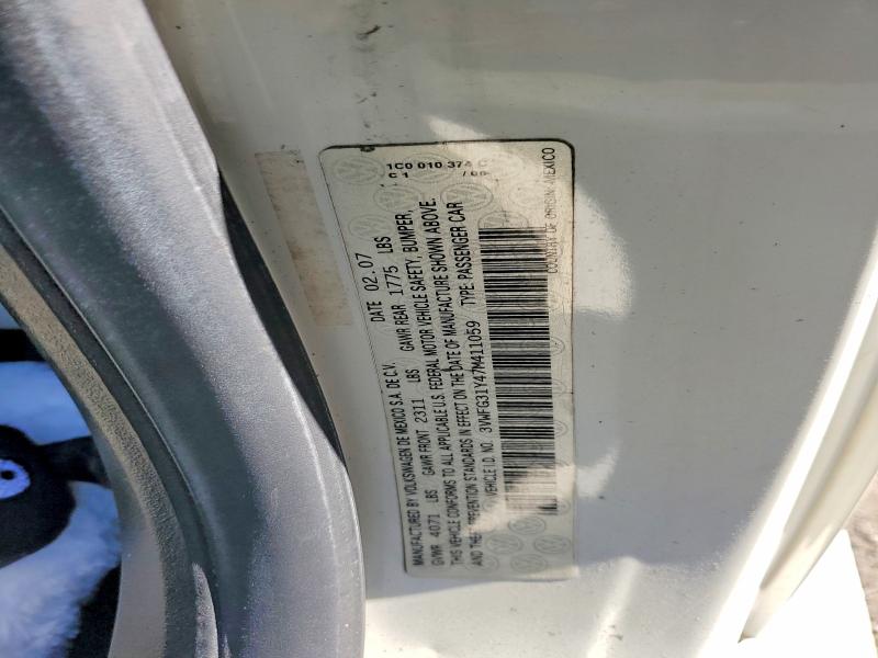 49284326 :رقم المزاد ، 3VWFG31Y47M411059 vin ، 2007 Volkswagen New Beetle مزاد بيع