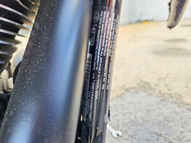 2025 Harley-davidson Fxbr მანქანა იყიდება აუქციონზე, vin: 1HD1YE926SB017387, აუქციონის ნომერი: 49801106