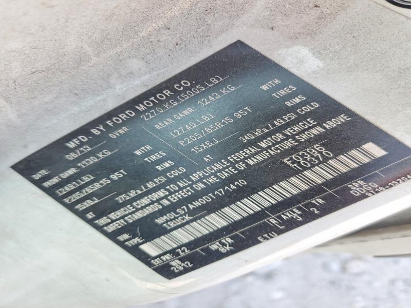 2013 Ford Transit Connect მანქანა იყიდება აუქციონზე, vin: NM0LS7AN0DT171410, აუქციონის ნომერი: 50142956